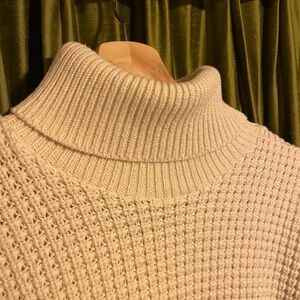 Eaton White Turtleneck Sweater